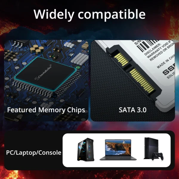 128GB SATA SSD for Laptop and Desktop PCs in Islamabad