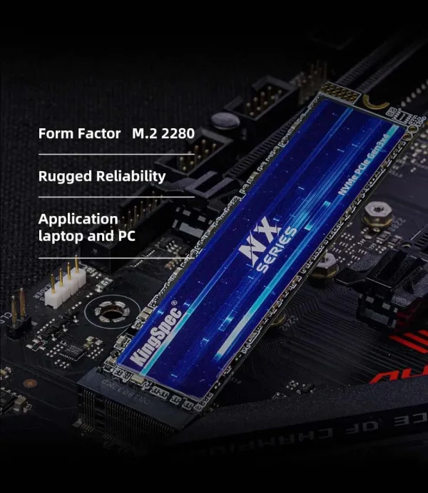 Kingspec 1TB M2 NVME Solid State Drive for Laptop and PC